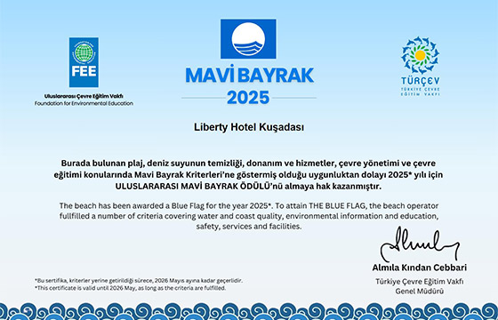 Liberty Kusadasi Mavi Bayrak